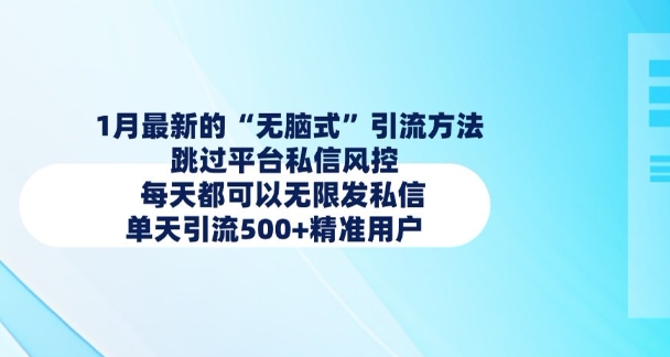 1月最新的无脑式引流方法,跳过平台私信风控,每天都可以无限发私信,单天引流500+精准用户-开心网创