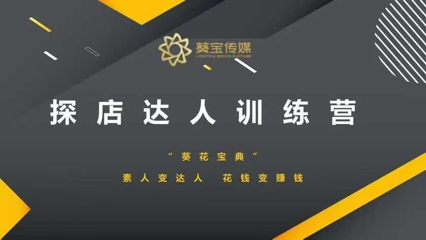 探店达人训练营，素人变达人，花钱变赚钱-开心网创
