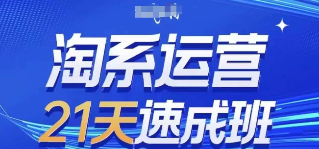 淘系运营21天速成班(更新25年9月)，0基础轻松搞定淘系运营，不做假把式-开心网创