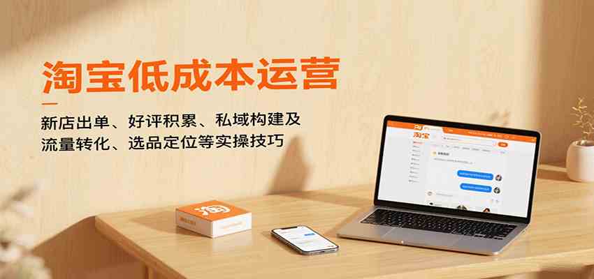 淘宝低成本运营，新店出单、好评积累、私域构建及流量转化、选品定位等（更新9月）-开心网创