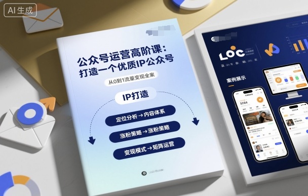 公众号运营高阶课，打造一个优质IP公众号-开心网创