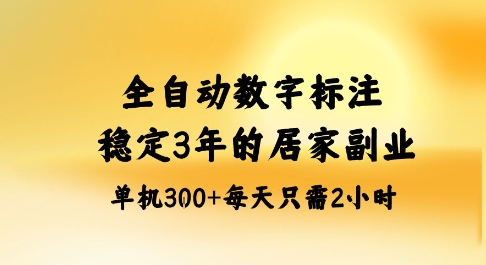 全自动数字标注，稳定3年的蓝海项目，居家也能矩阵开干的副业，单机日入3张+【揭秘】-开心网创