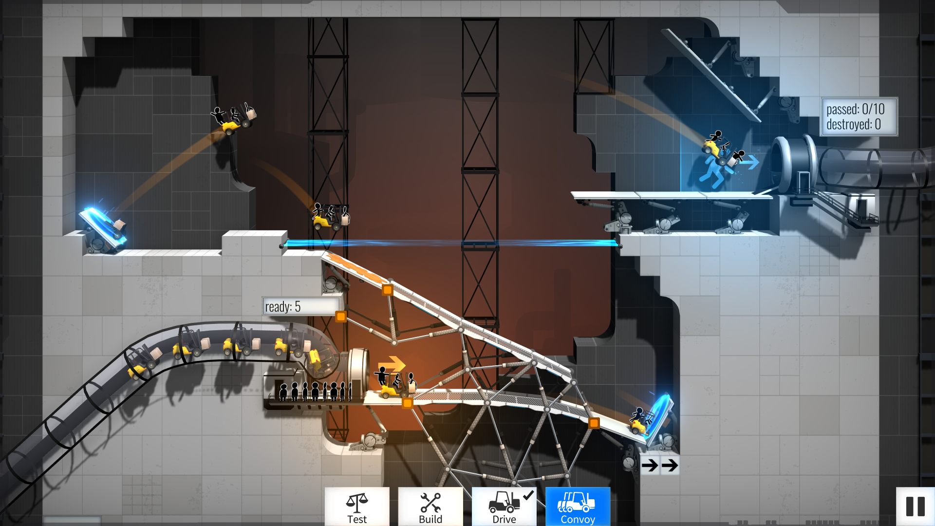 桥梁工程师传送门/Bridge Constructor Portal-开心网创