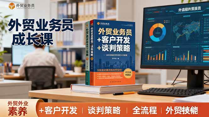 （16250期）外贸业务员成长课：职业素养+客户开发+谈判策略、掌握全流程外贸技能-开心网创