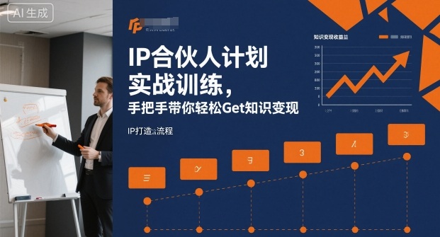 IP合伙人计划实战训练，手把手带你轻松Get知识变现-开心网创